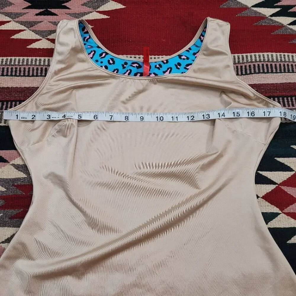 Spanx Simplicity Tank‎ Top Sz 1X Nude Cream Sleeveless Sculpting Shapewear